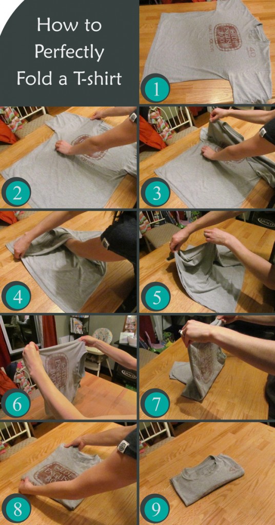 how to perfectly fold a T-shirt - askwear